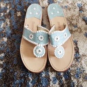 Jack Roger's light blue and white sandal